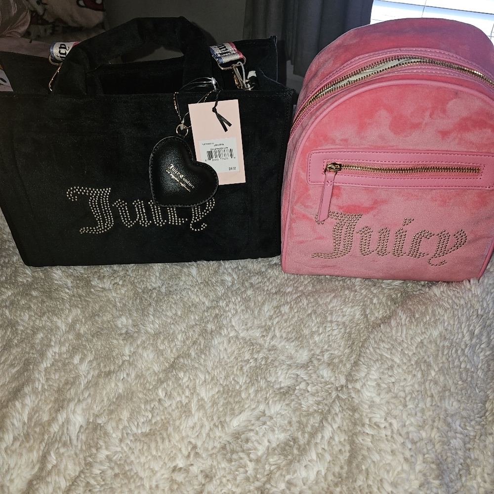 BNWT Juicy Couture Velour Bag Bundle
